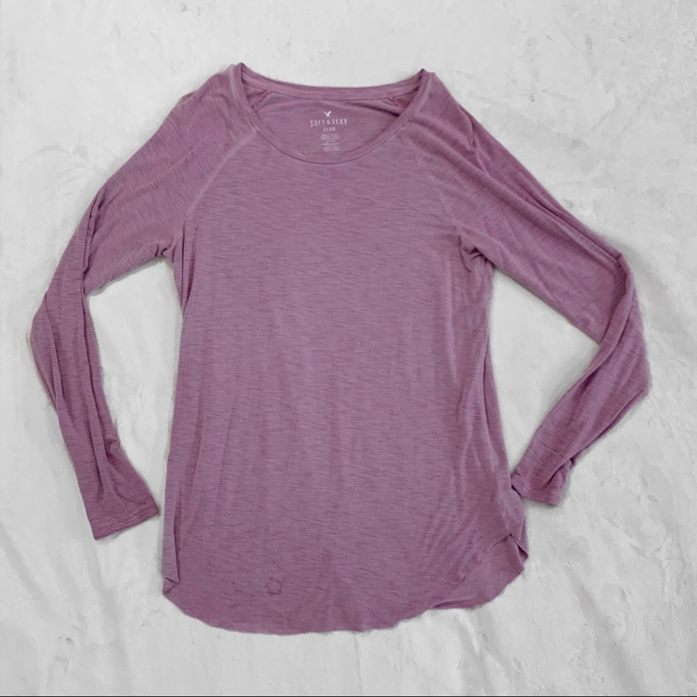 American Eagle Soft and Sexy Long Sleeve T…